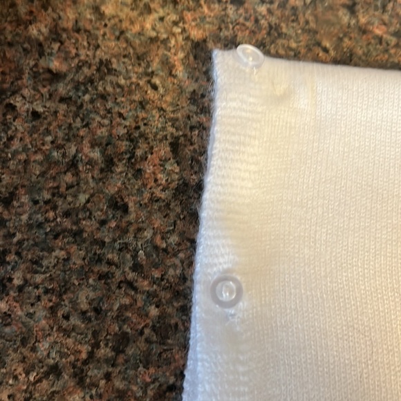 Poncho - very light and super soft!🥰 color Snow White , buttons on both sides - Picture 7 of 12